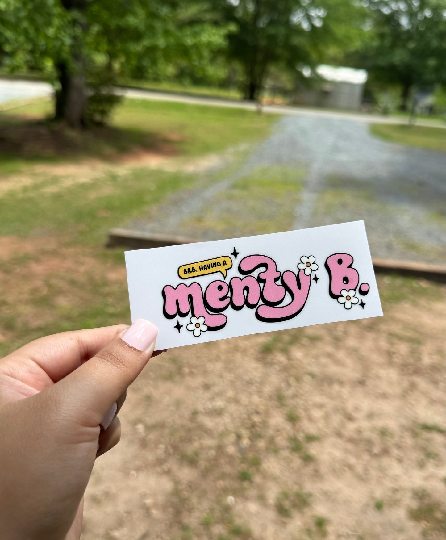 Menty B UV DTF Sticker