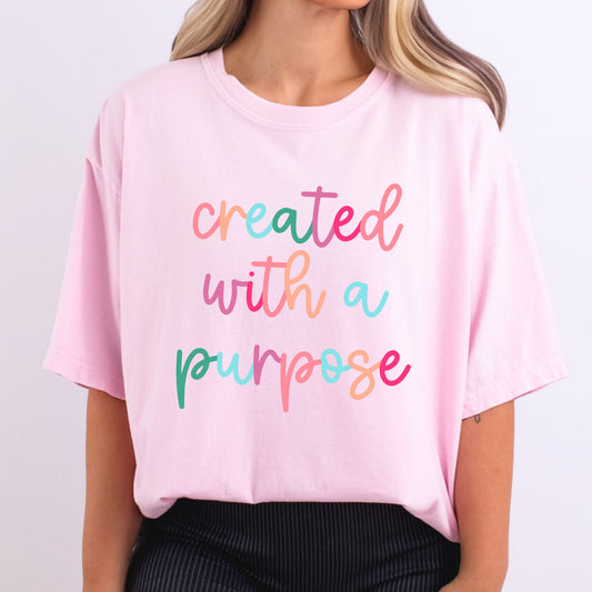 Created With A Purpose Script Multicolored