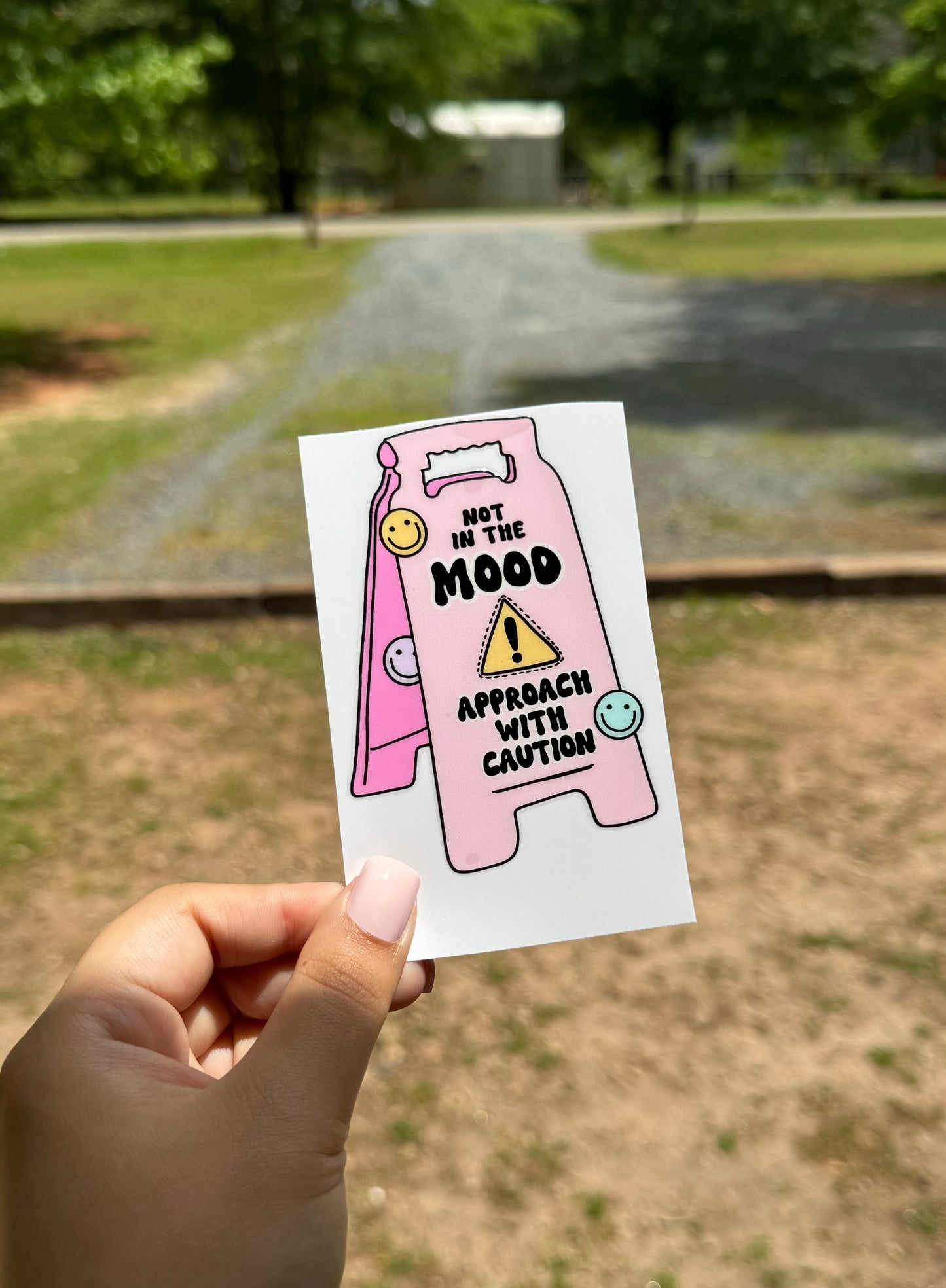 Not in the Mood UV DTF Sticker