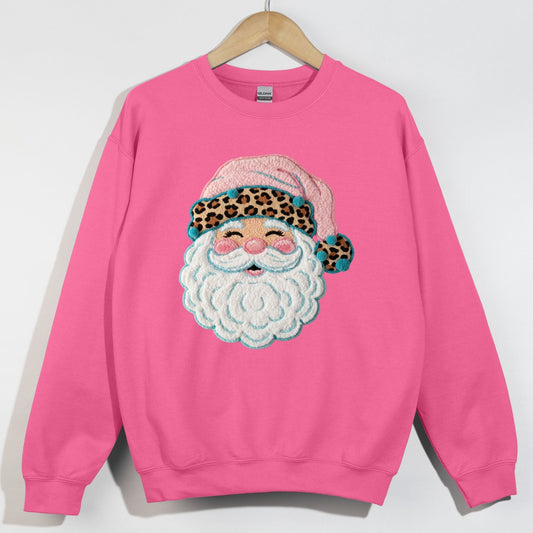 Faux Patch Santa Leopard