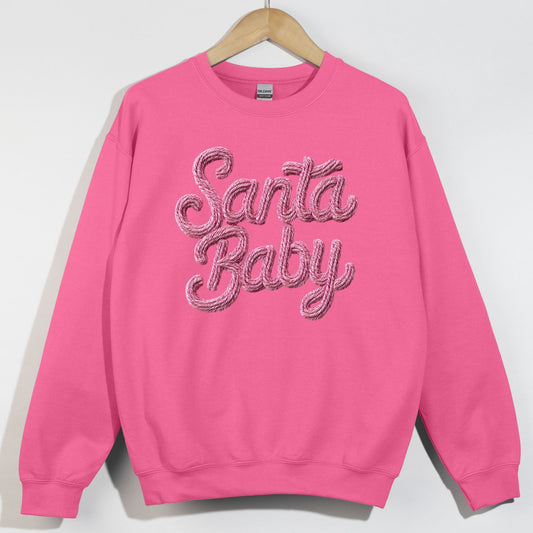 Faux Stitched Santa Baby