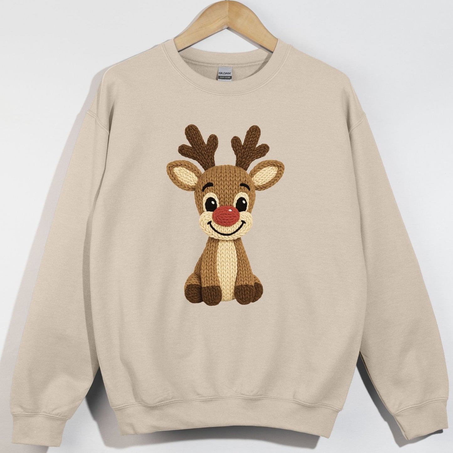 Faux Yarn Boy Reindeer