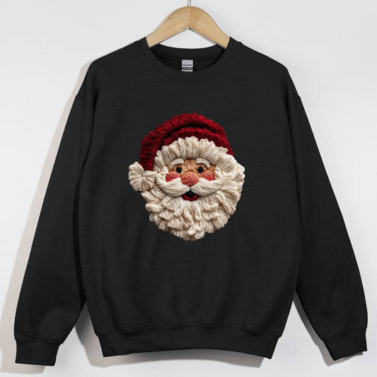 Faux Yarn Jolly Santa