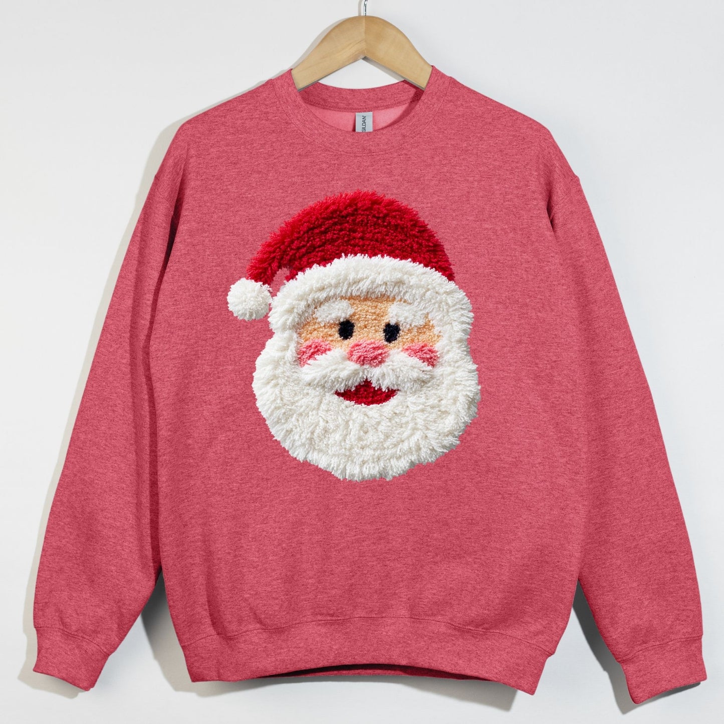 Faux Yarn Santa Red Hat