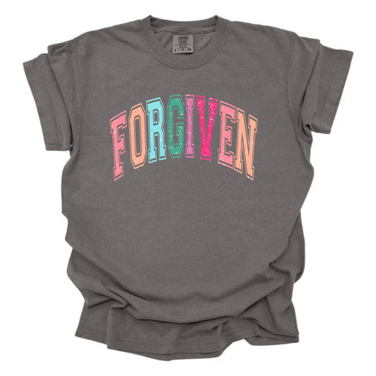 Forgiven Distressed Multicolored Varsity