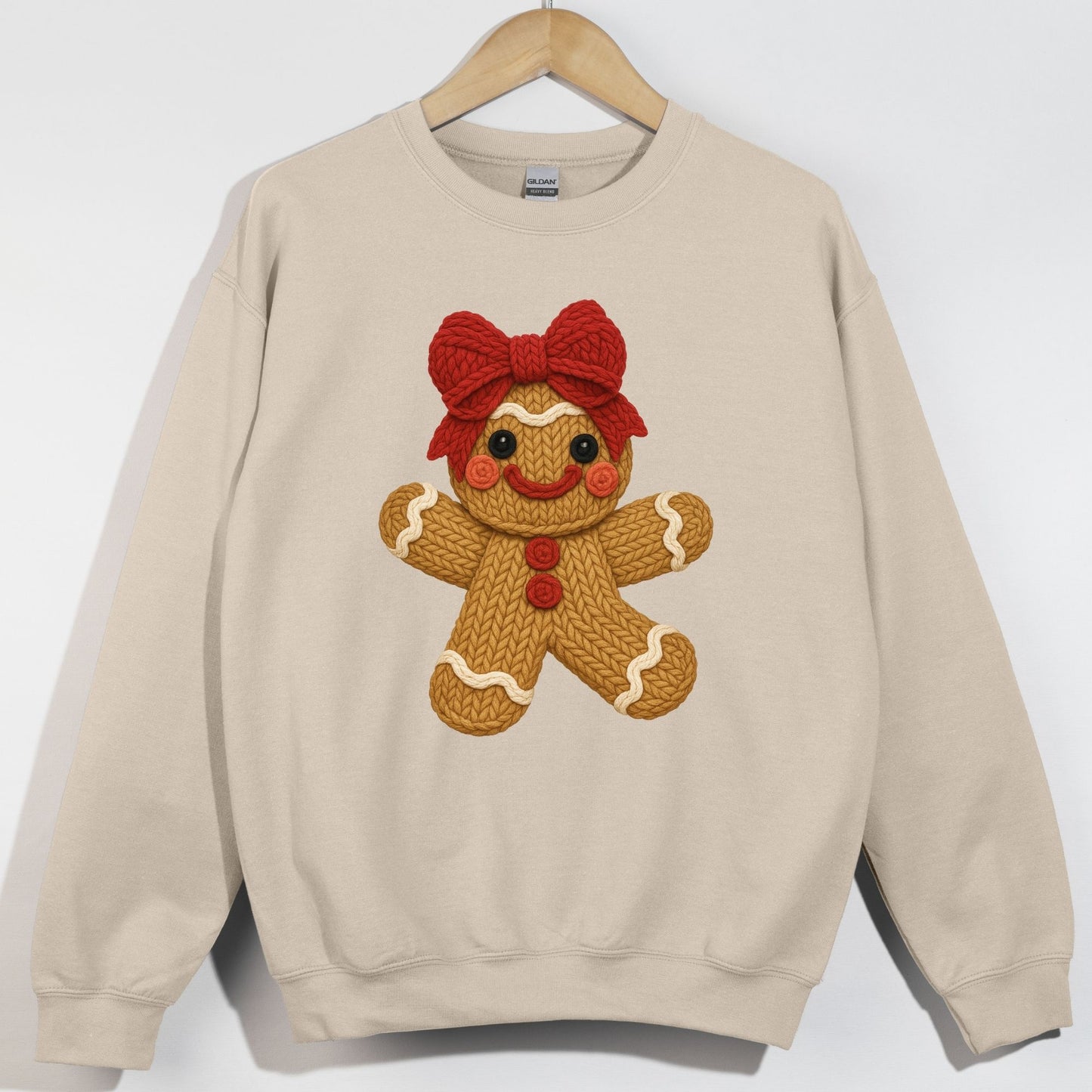 Girl Gingerbread Faux Yarn