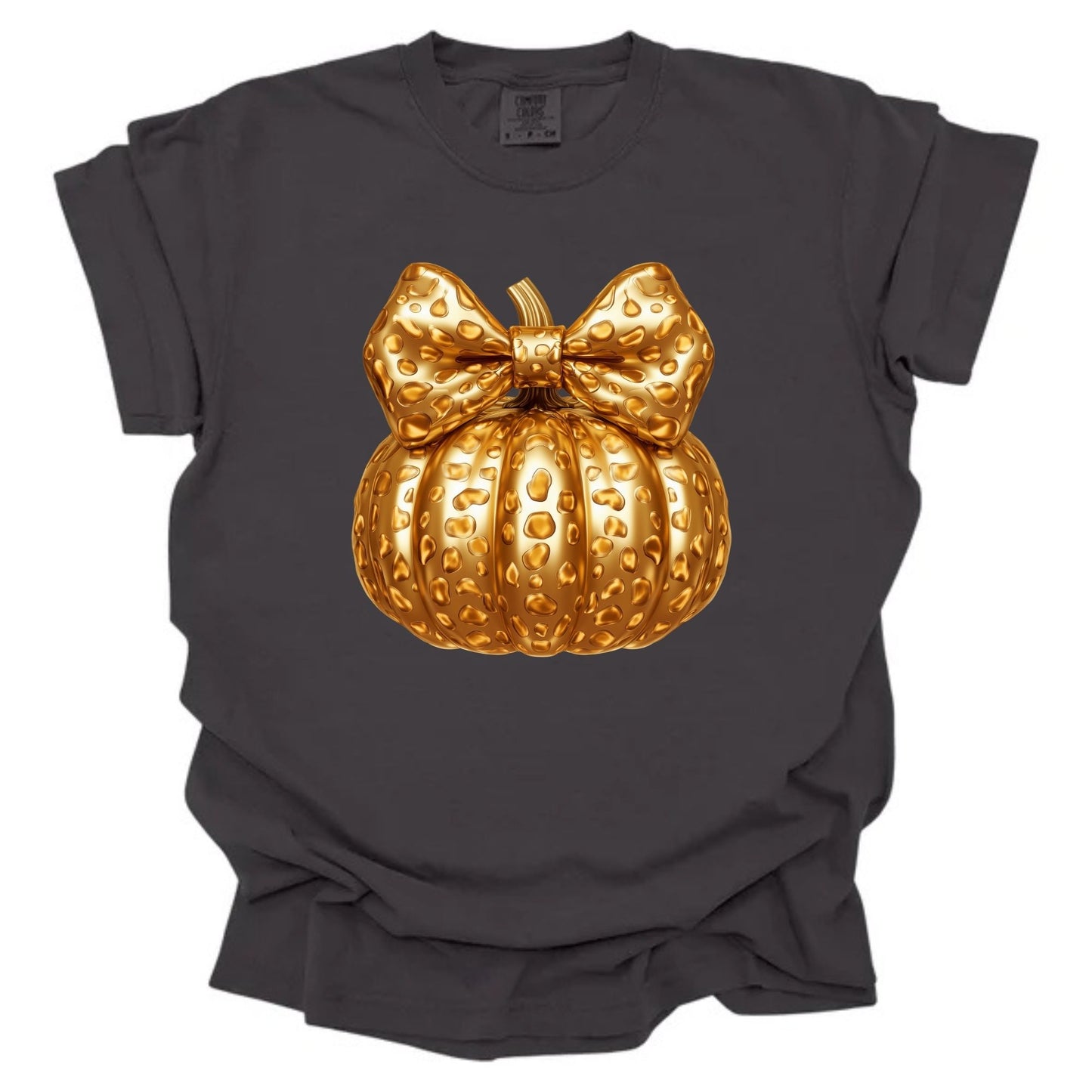 Golden Printed Pumpkin