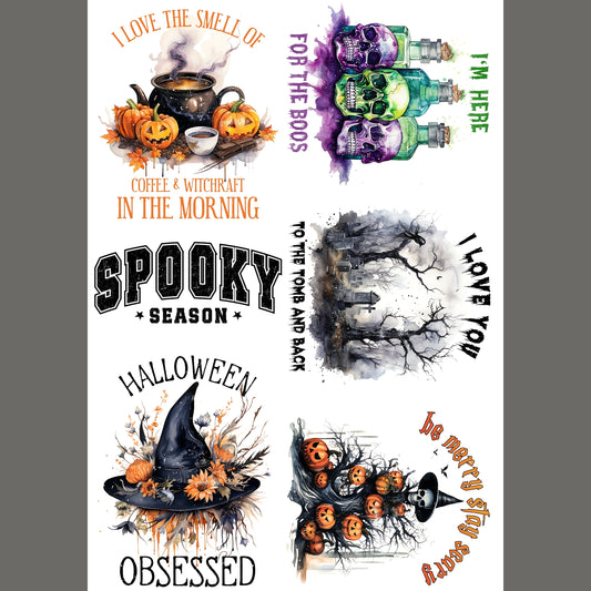 Spooky Season 24.5”x36” DTF Gang Sheet