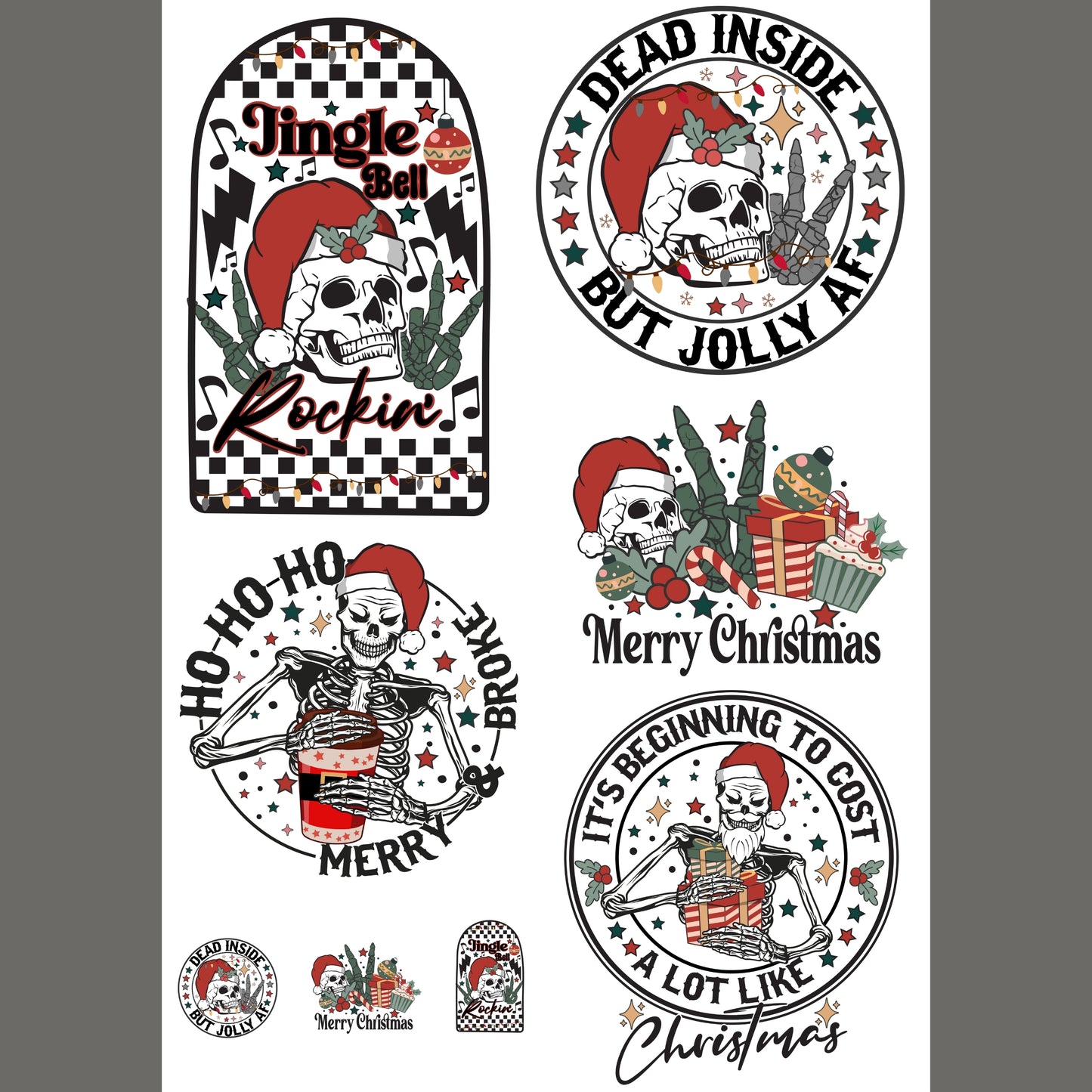 Jingle Bell Rock 24.5”x36” DTF Gang Sheet