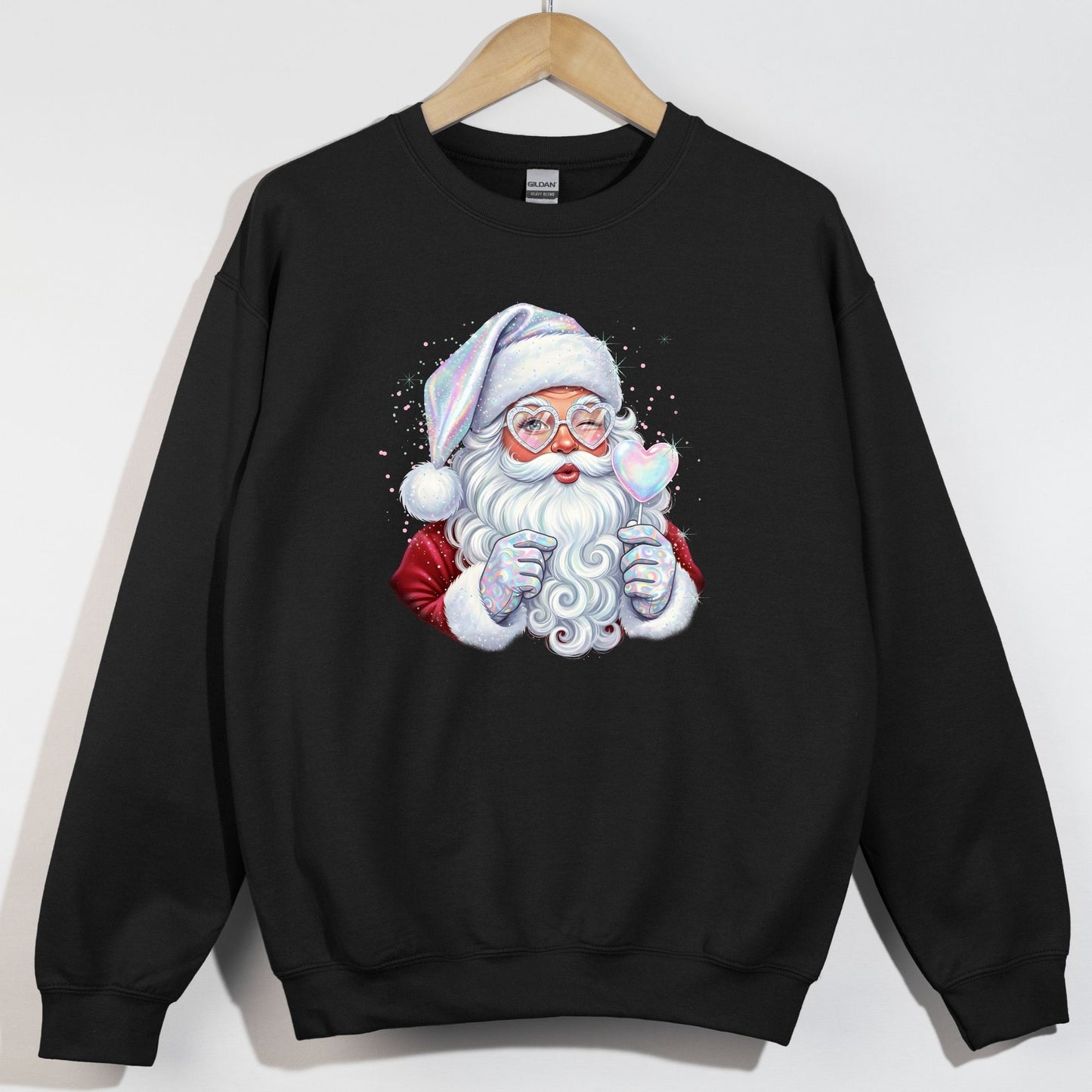 Iridescent Sparkle Santa