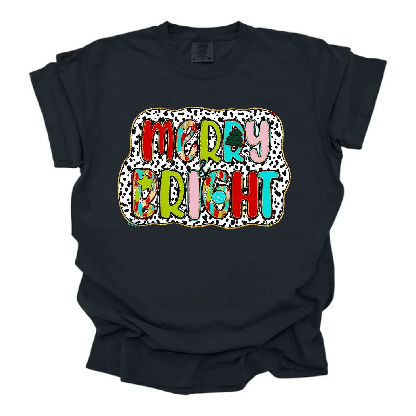 Merry and Bright Preppy Glitter