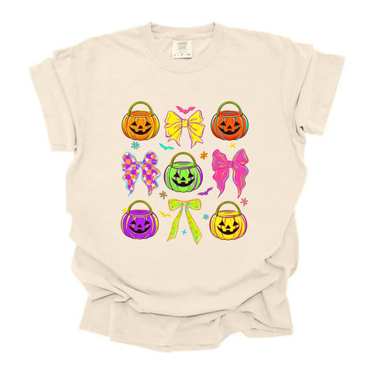 Neon Baskets and Bows