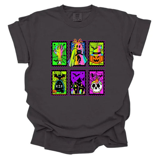 Neon Stamps Halloween Vibrant