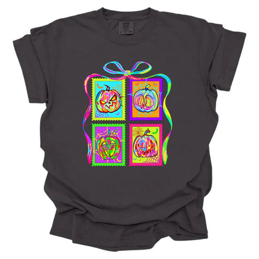 Neon Stamps Pumpkins