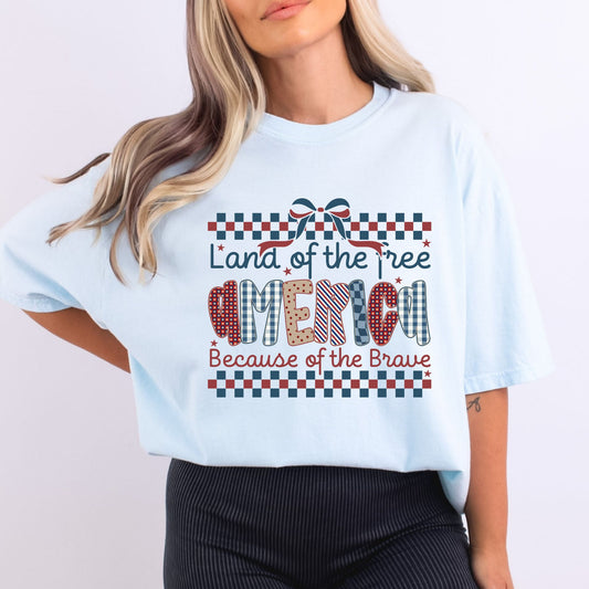 Patterned America Checkered
