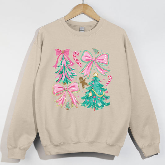 Pretty In Pink Christmas Collage