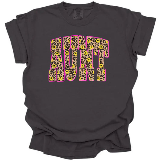Smiley Cheetah Print Aunt
