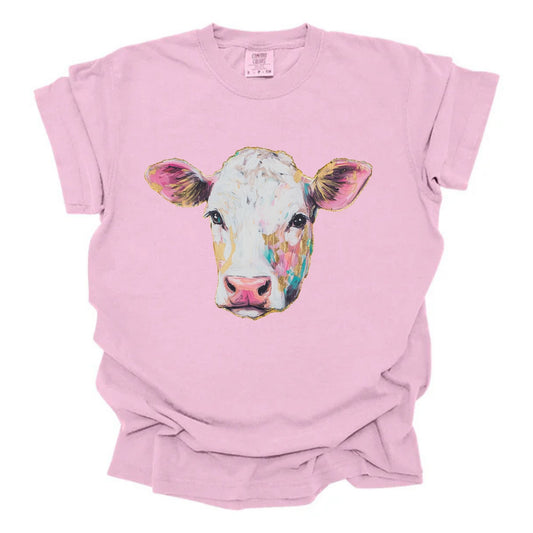 Soft Color Swatches Cow Head