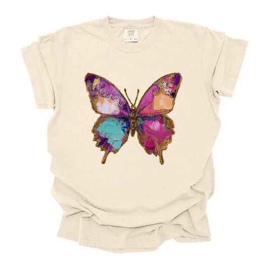 Swatches Butterfly Golden Outline