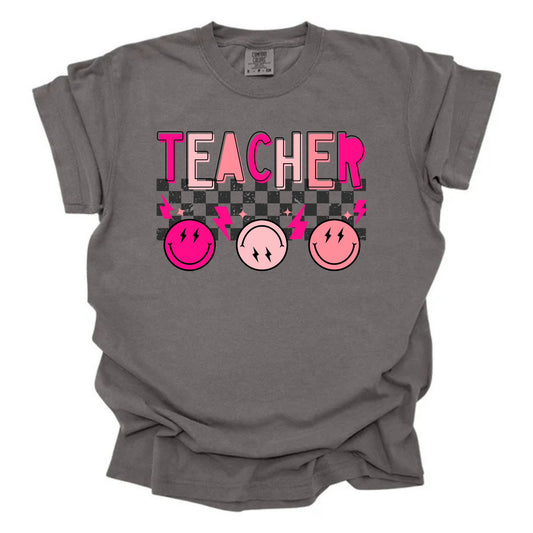 Teacher Pink Variety Checkered