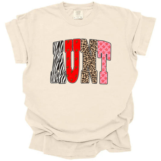Trendy Letters Aunt