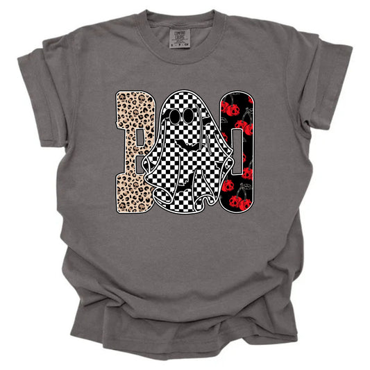 Trendy Patterned Letters Boo