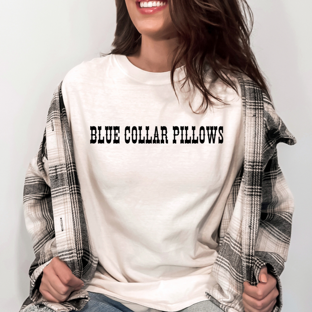 Blue Collar Pillows Tee