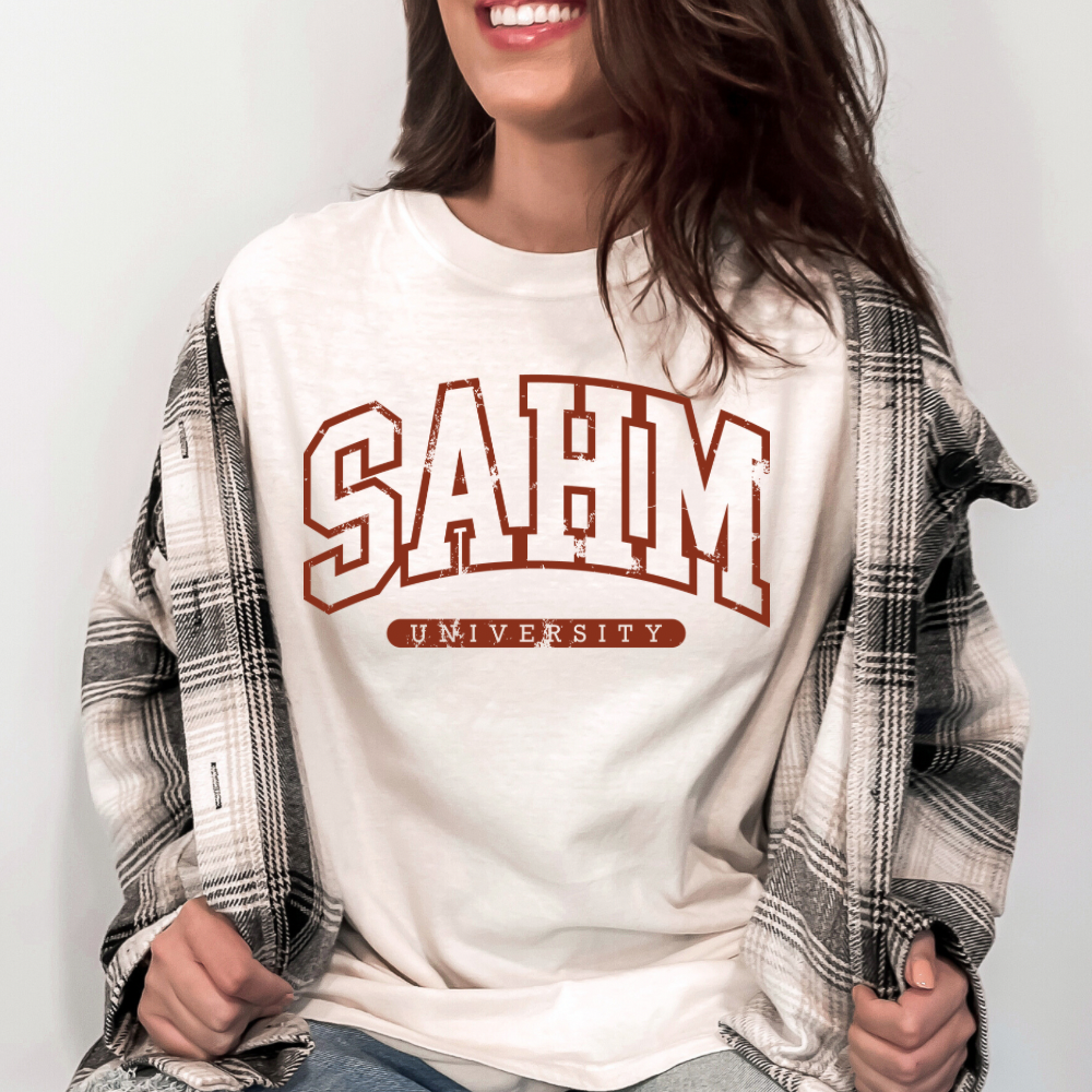 SAHM University Tee