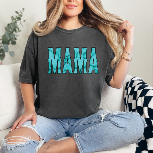 Turquoise Mama Tee