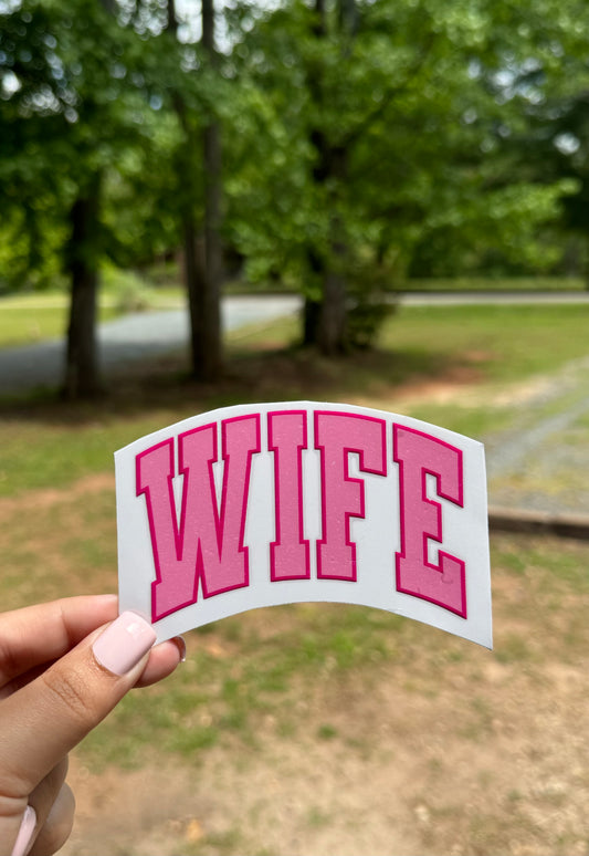 Wife UV DTF Sticker