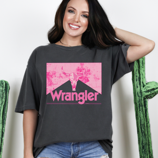 Pink Wrangler Tee