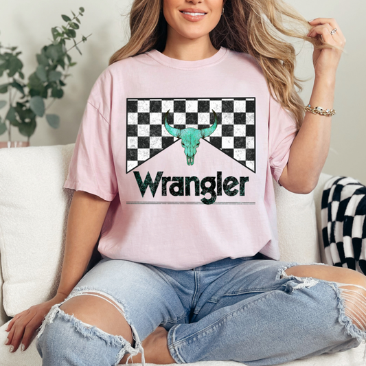 Checkered Wrangler Tee