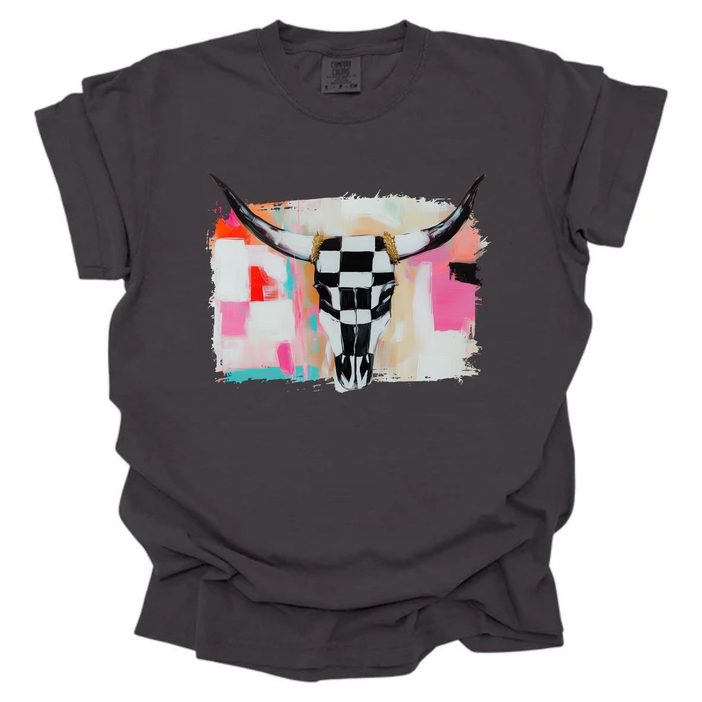 Checkered Skull Head