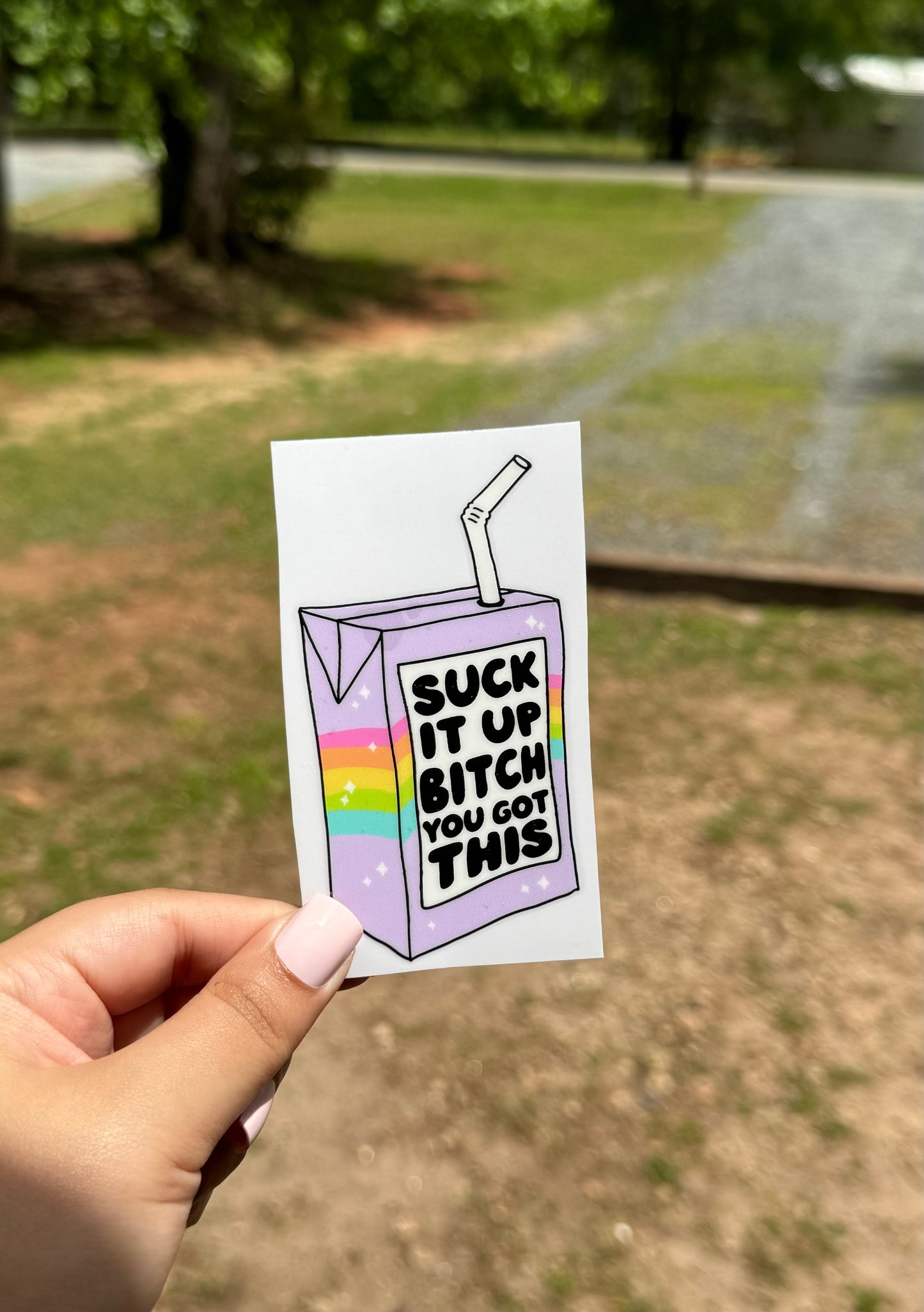 Suck it up UV DTF Sticker