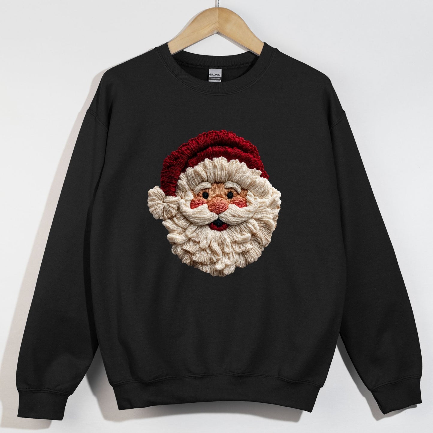 Faux Yarn Jolly Santa