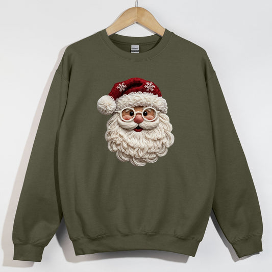 Faux Yarn Santa Glasses