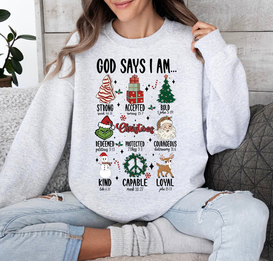 God says I am…Christmas