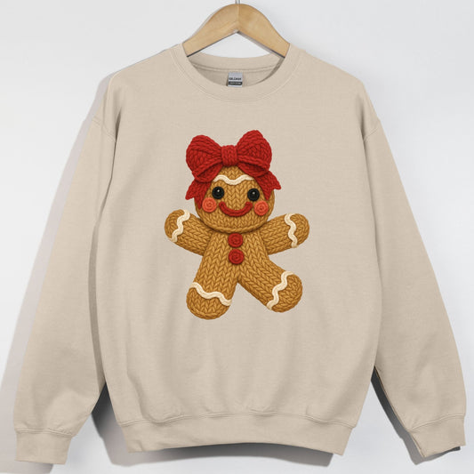 Girl Gingerbread Faux Yarn