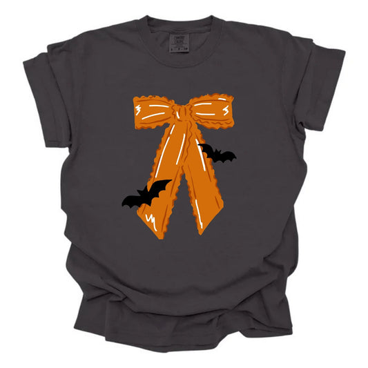 Hand drawn Bow with Bats