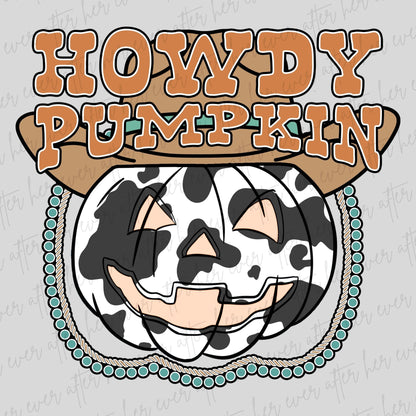 Howdy Pumpkin Country Pumpkin