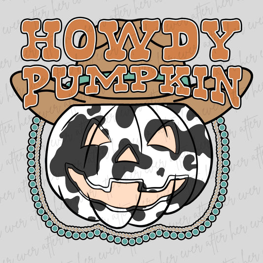 Howdy Pumpkin Country Pumpkin