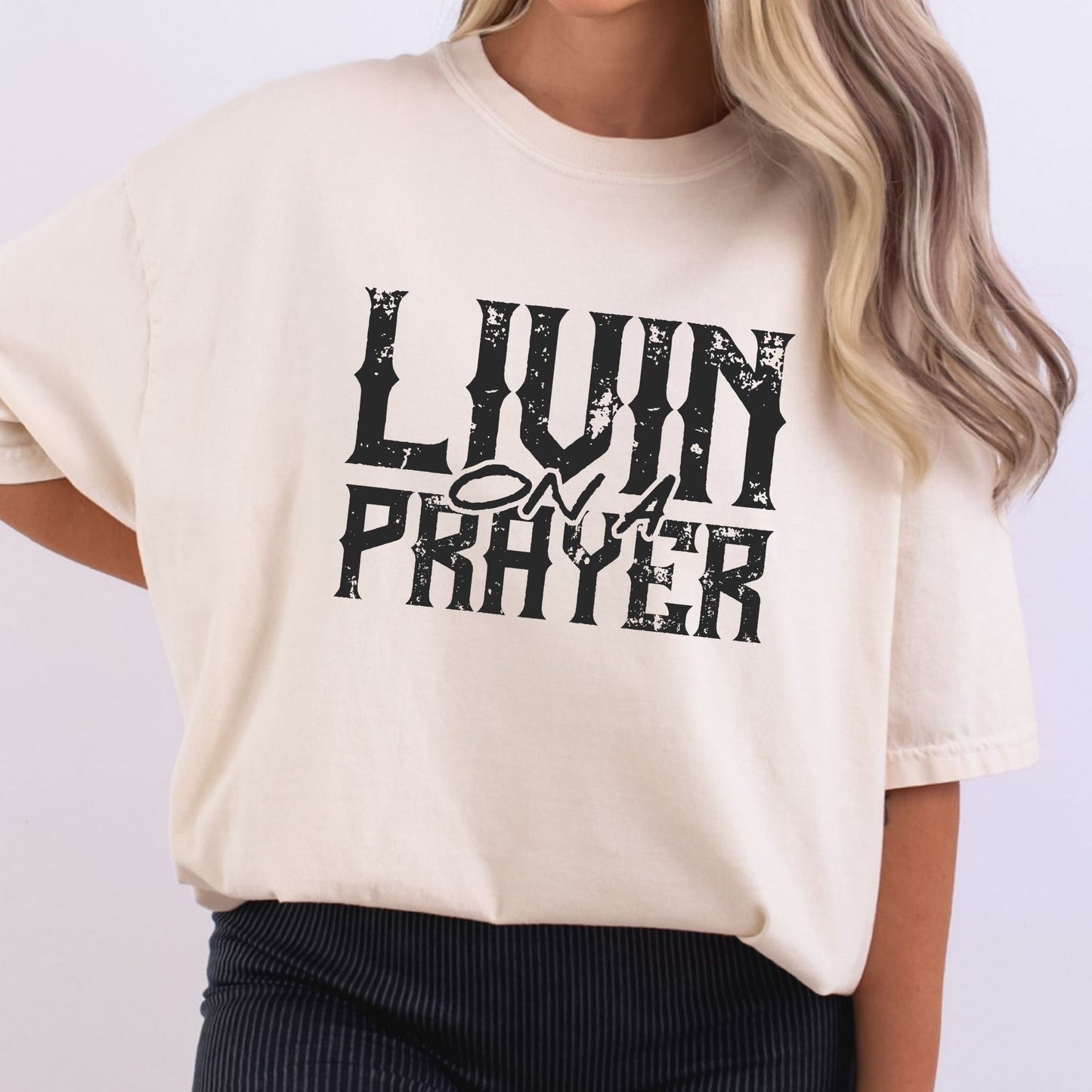 Livin On A Prayer Distressed