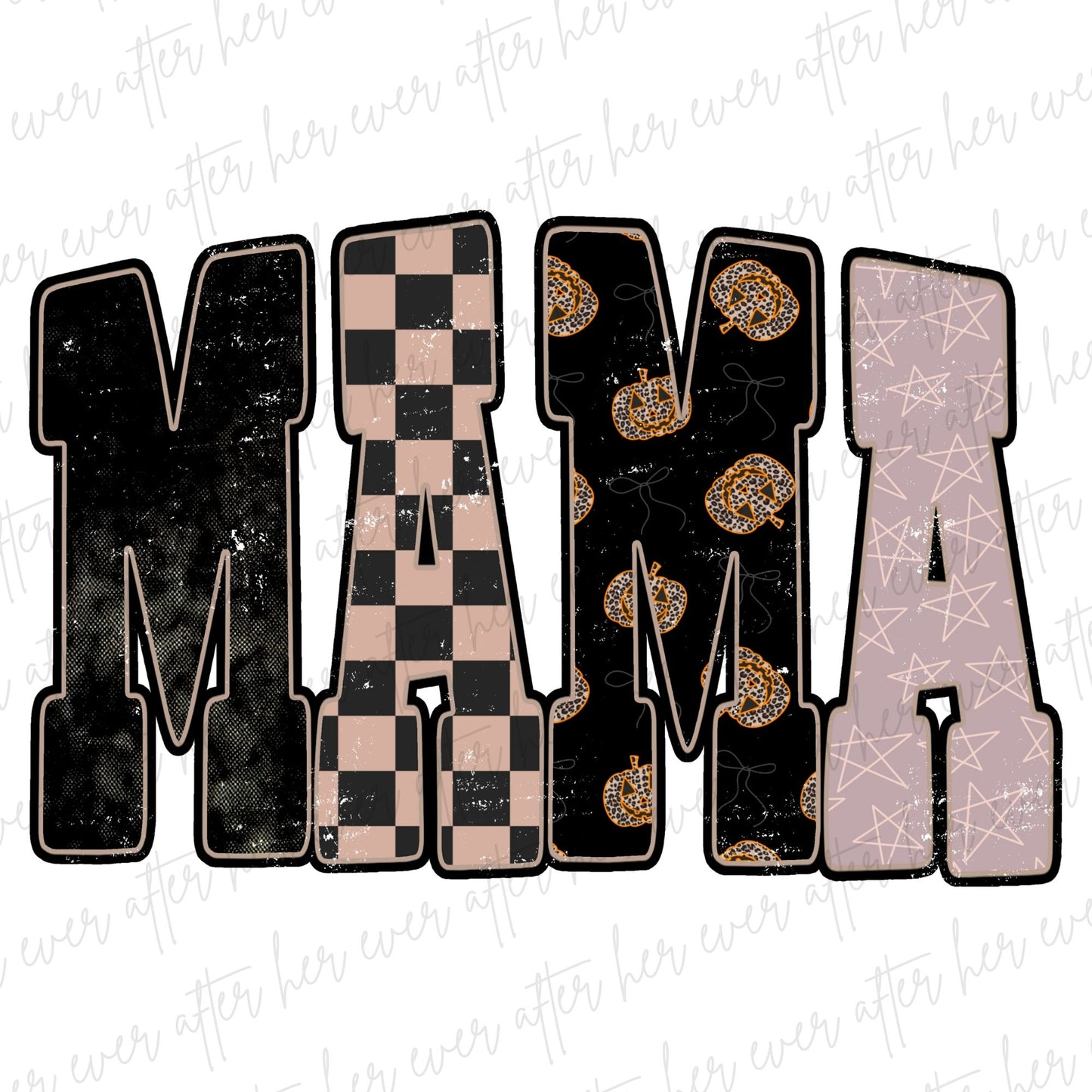 Mama Grunge Pattern