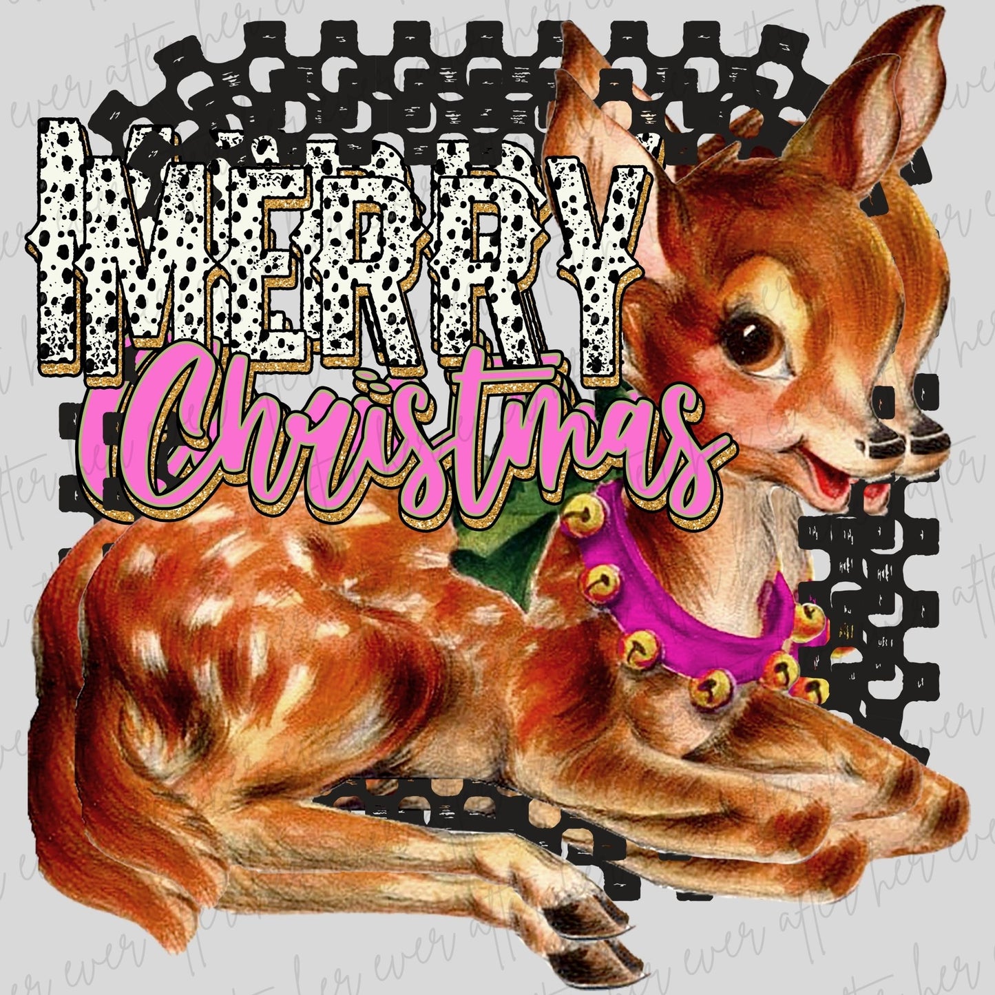 Merry Christmas Baby Deer