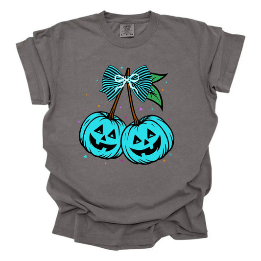 Neon Blue Pumpkin Cherries