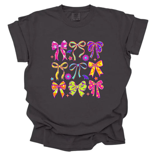 Neon Bows Halloween Coquette