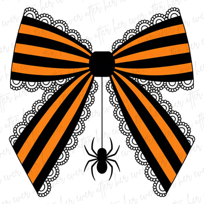 Orange and Black Stripes With Lace