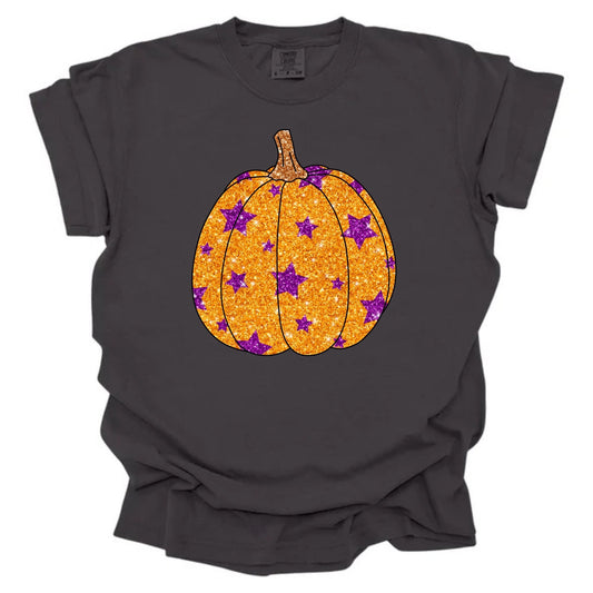 Orange and Pumpkin Glitter Pumpkin