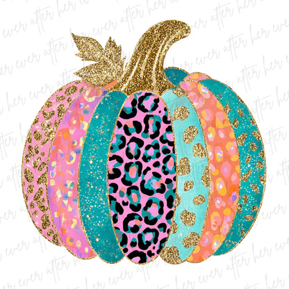 Preppy Patterned Pumpkin