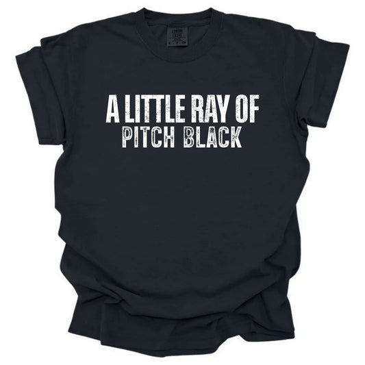 Ray Of Pitch Black White